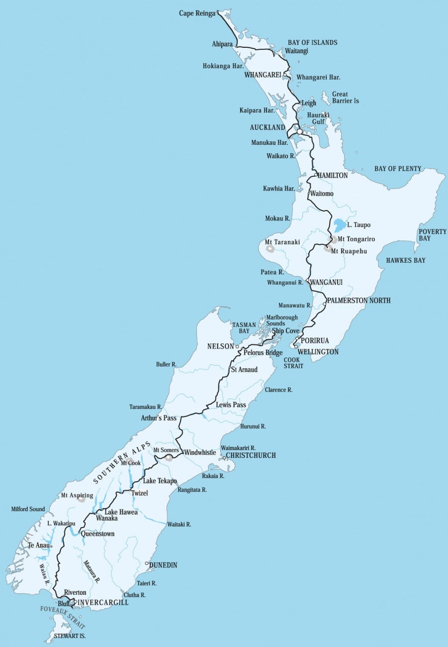 Oara Map Pack Mule - BLOG | Pre-Trip Report: Te Araroa